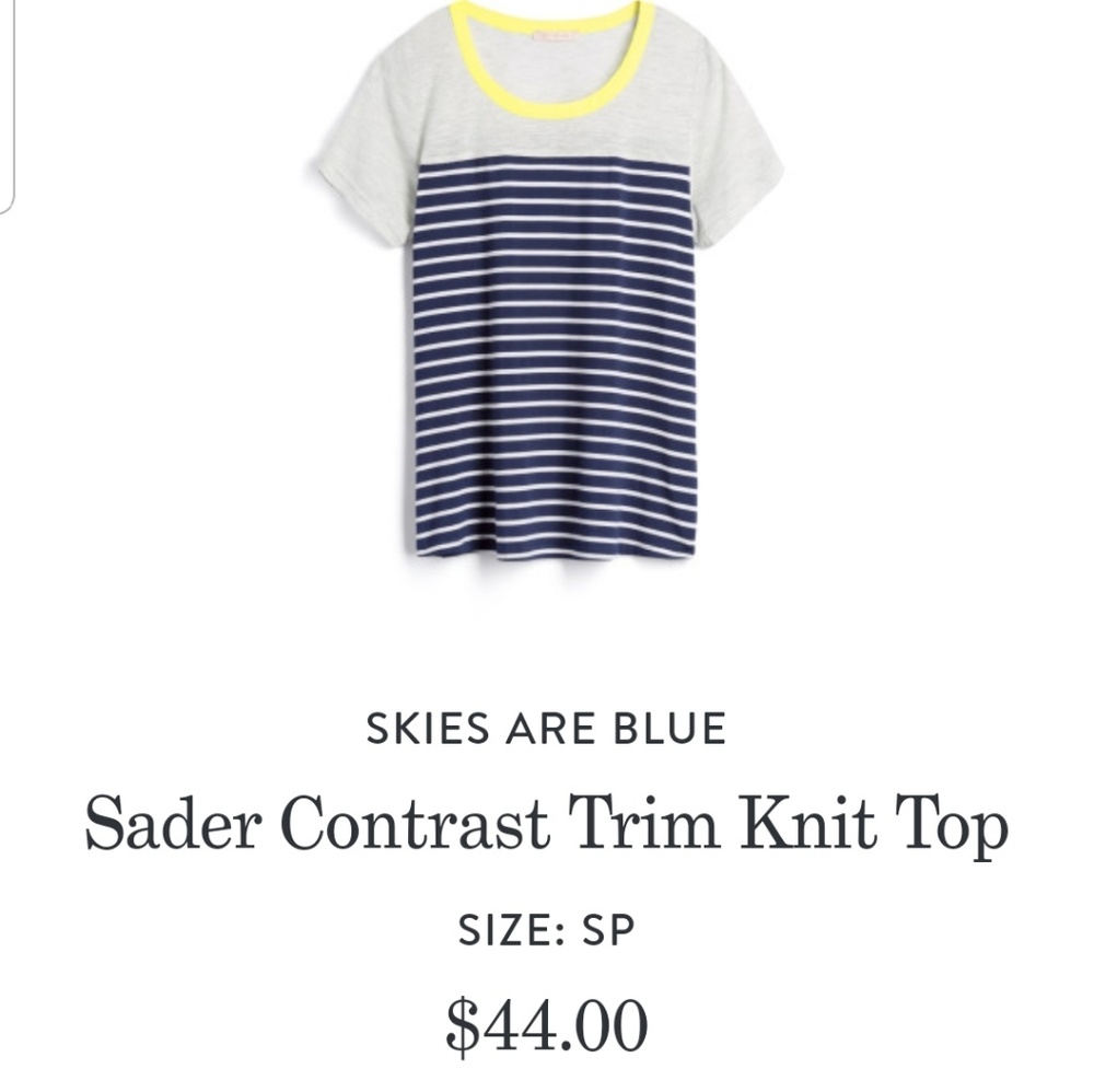 Skies are blue